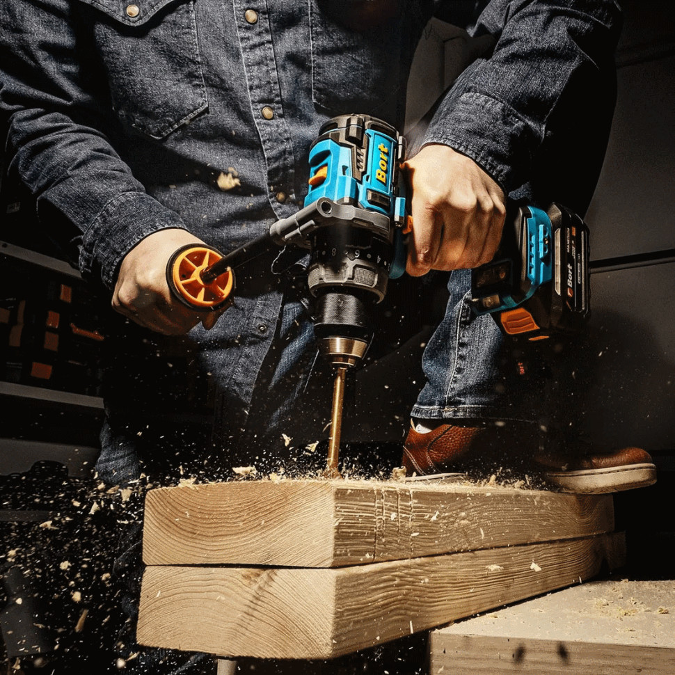 Ударная дрель-шуруповерт BORT BAB-21X 93414929 (без АКБ)