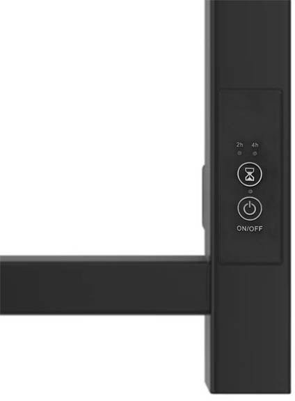 Полотенцесушитель Roxen Square BK-109SW-8T 11050-5385B (черный)