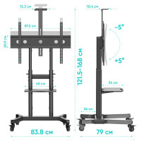 Кронштейн Onkron TS1891 (черный)