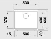 Кухонная мойка Blanco ETAGON 500-U черный 525887