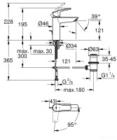 Смеситель Grohe Eurosmart 2339330E
