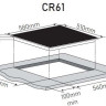 Варочная панель Zorg CR61 black