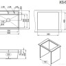 Кухонная мойка Granula KS-6051 (черный матовый)