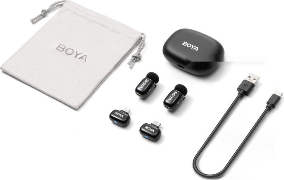 Радиосистема Boya Mini 2-01 (черный)