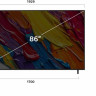 Телевизор LG QNED AI QNED82 86QNED82A6B