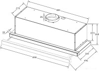 Вытяжка Korting KHP 9815 GB