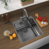 Кухонная мойка Zorg ZRE 4551 graphite