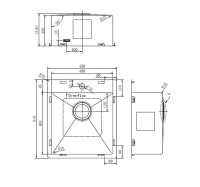 Кухонная мойка Zorg ZRE 4551 graphite