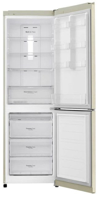 Холодильник с нижней морозильной камерой LG GA-B419SEHL