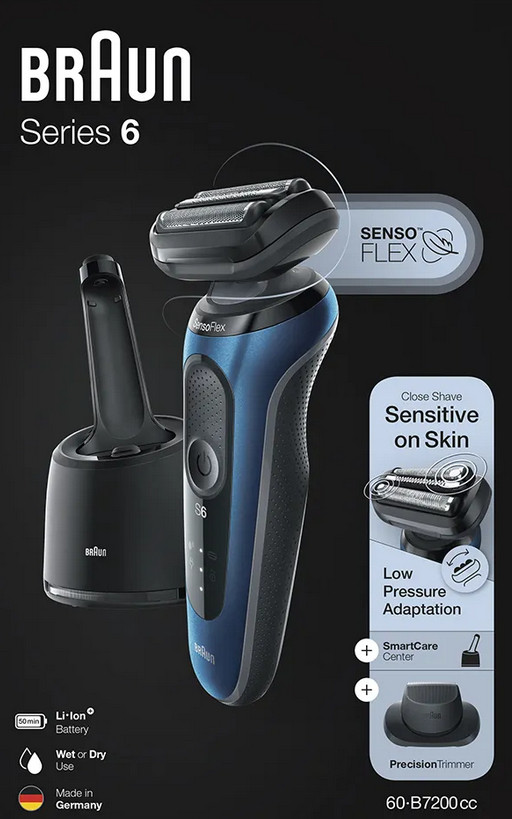 Электробритва мужская Braun Series 6 60-B7200cc