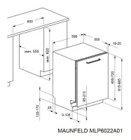 Посудомоечная машина Maunfeld MLP6022A01