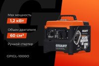 Генератор Gigant GPIGL-1000О
