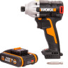 Винтоверт Worx WX261 (с 2-мя АКБ, кейс)