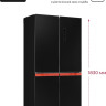 Четырёхдверный холодильник LEX LCD450BlXOrID