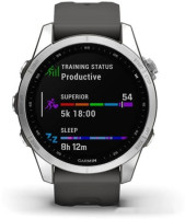 Умные часы Garmin Fenix 7S (серебристый/графитовый)