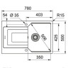 Кухонная мойка Franke UBG 611-78 (графит)