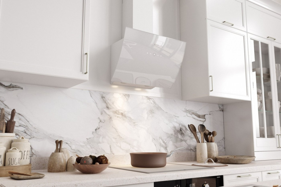 Вытяжка Elikor Wave 60 WH 243080 (белый)