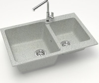 Кухонная мойка Marrbaxx Карельский камень модель 191/Q10 F191Q010 (серый/светло-серый)