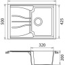 Кухонная мойка GranFest Standart GF-S680L (черный)