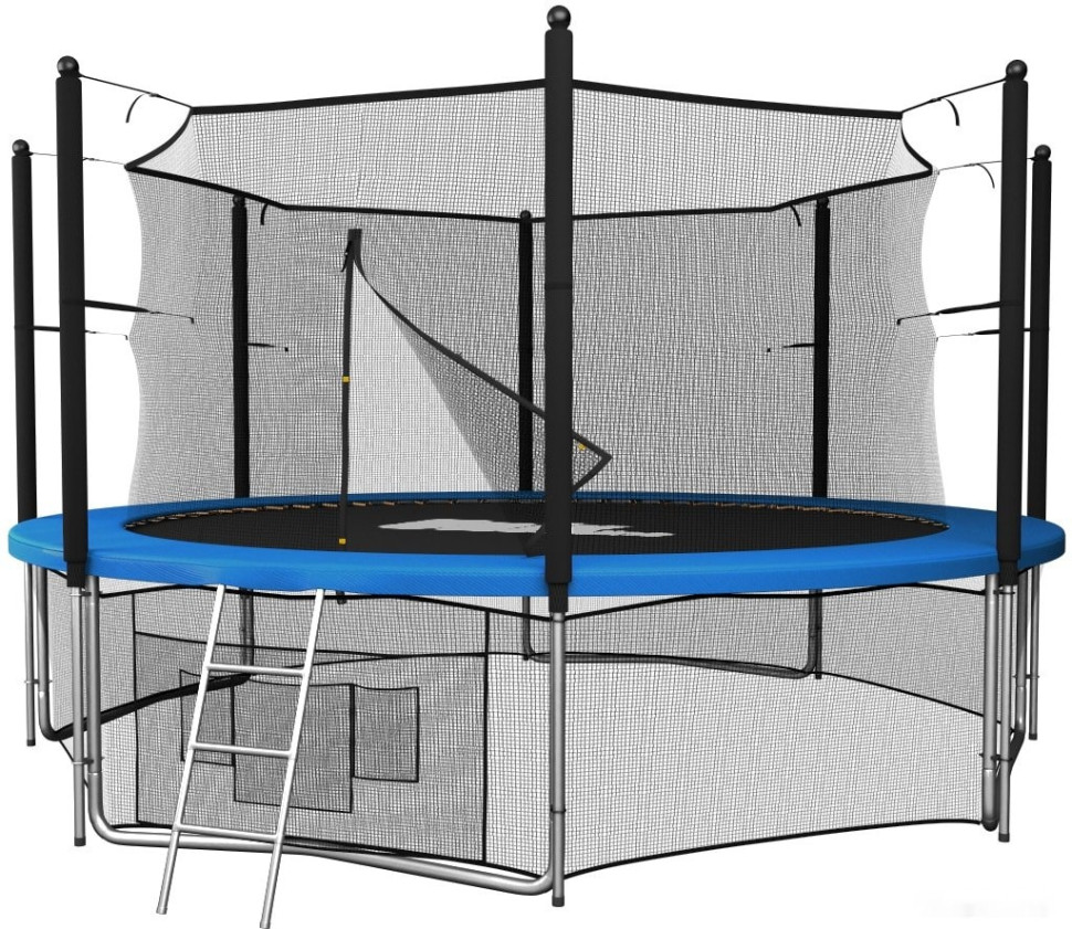 Батут Unix Line Classic 14ft inside (синий/зеленый)