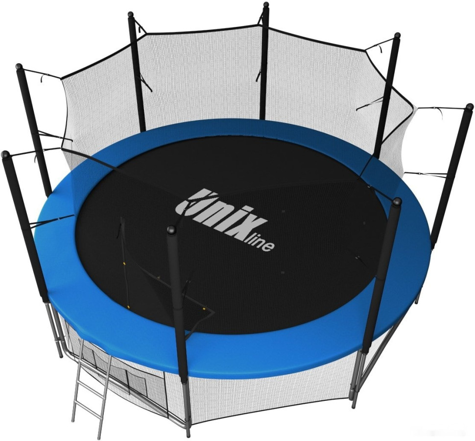 Батут Unix Line Classic 14ft inside (синий/зеленый)