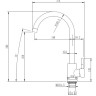 Смеситель ARFEKA AF SD-03SS304 BLACK GRAFIT