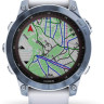 Умные часы Garmin Fenix 7 Sapphire Solar 47 мм (голубой минерал/белый камень)
