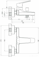 Смеситель Deante Jasmin BGJ 010M