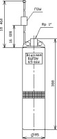 Скважинный насос Водолей БЦПЭУ 0,5-16 У