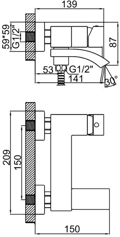 Смеситель Ledeme L73117
