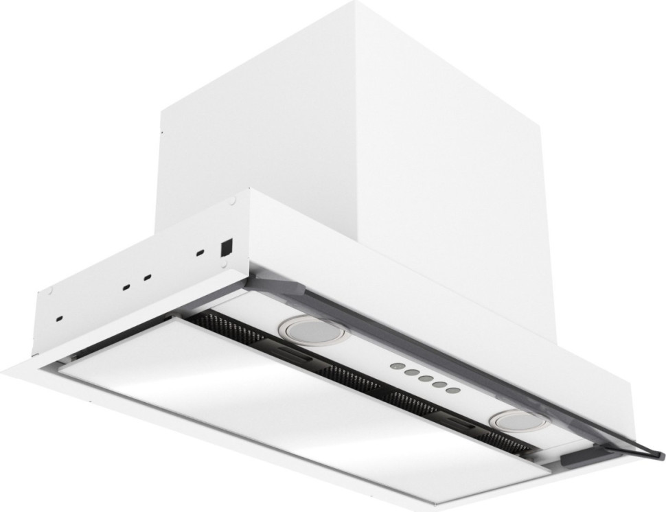 Вытяжка Elikor Sense Glass 60П-1000 229362 (белый/белое стекло)