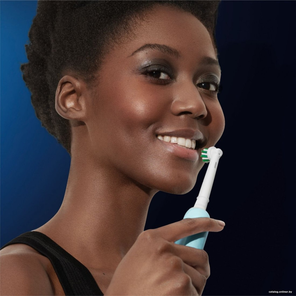 Электрическая зубная щетка Oral-B Pro Series 1 D305.523.3H (2 шт, черный/бирюзовый)