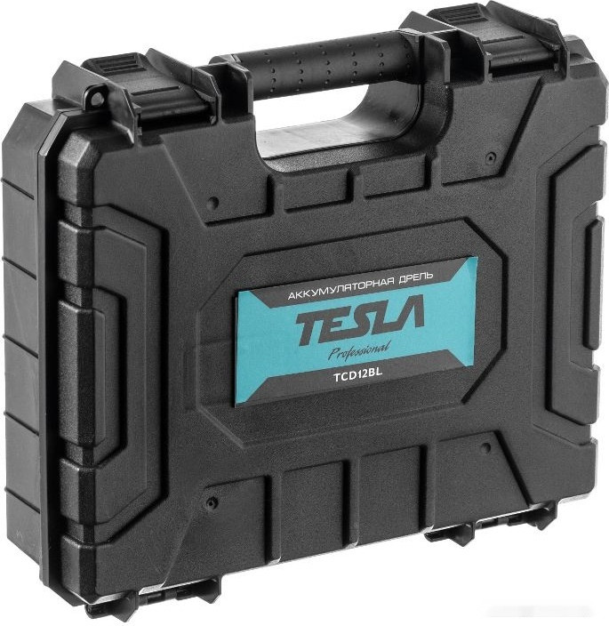 Дрель-шуруповерт Tesla TCD12BL 834528 (с 2-мя АКБ, кейс)