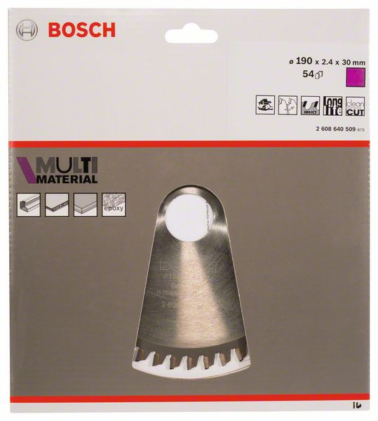Диск циркулярный Bosch Multimaterial
