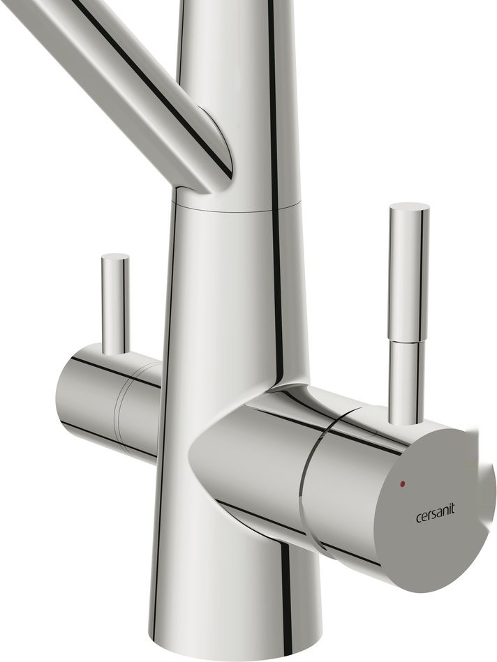 Смеситель Cersanit Vivo однорычажный с фильтром с гибким изливом 68217 (хром)