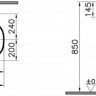 Умывальник Vitra Outline 5991B450-0016