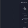 Холодильник с морозильником HARPER RH6966BW (black glass)