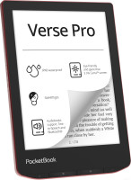 Электронная книга PocketBook A4 634 Verse Pro (страстно-красный)