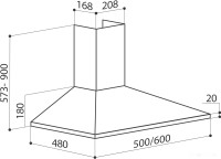 Вытяжка LEX Basic 600 (белый)
