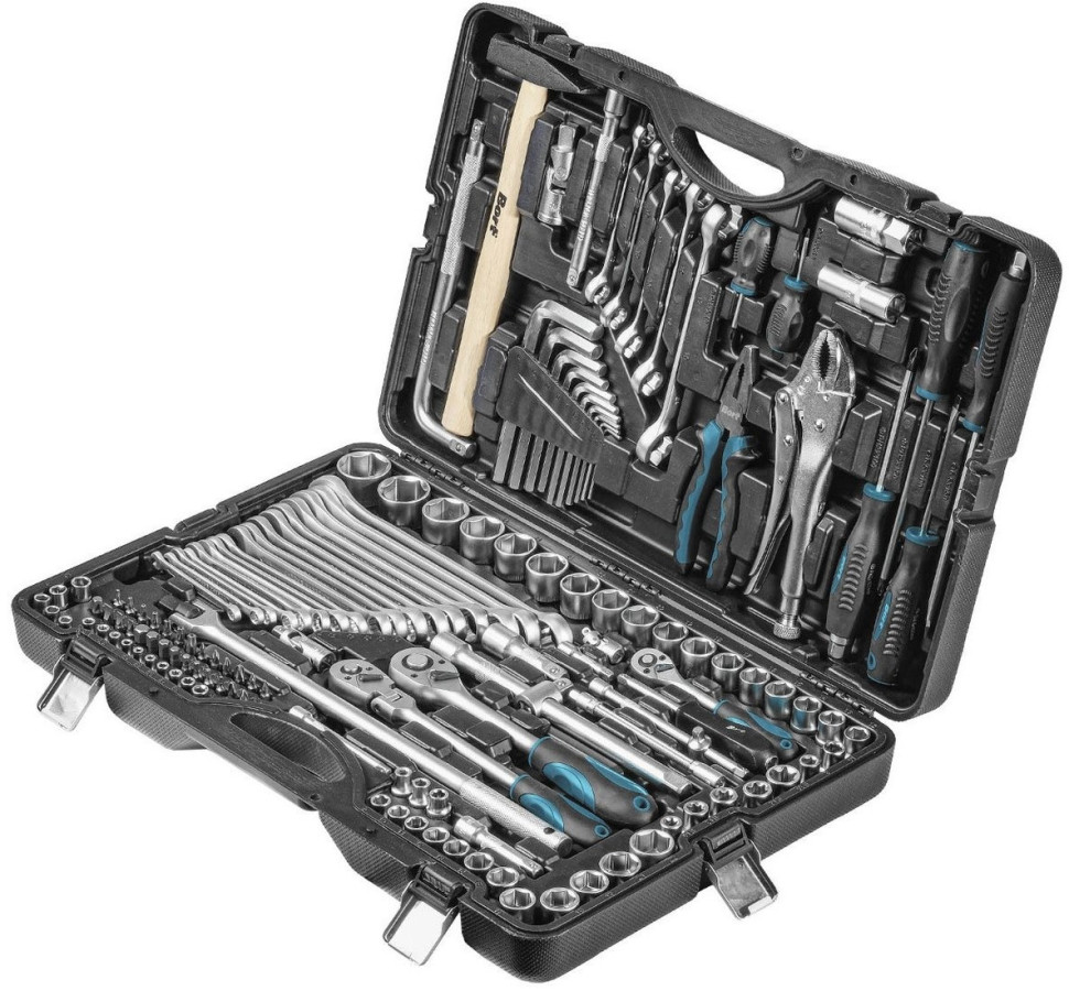 Универсальный набор инструментов BORT BTK-142 (142 предмета)