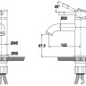 Смеситель Kaiser Milos 51011-1An
