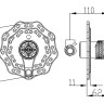 Смеситель Zorg Sanitary A 404DK-BR