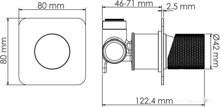 Смеситель Wasserkraft Tauber 6451