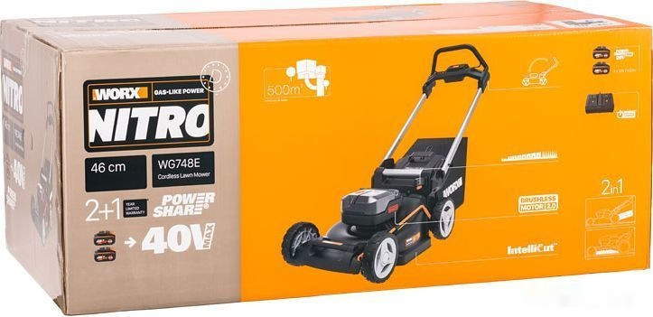 Газонокосилка Worx WG748E