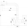 Смеситель ARFEKA AF SDS-03SS304 BLACK GRAFIT