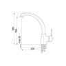 Смеситель Elleci Po G62 Bianco Antico