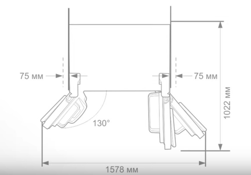 Холодильник side by side Willmark SBS-647NFID