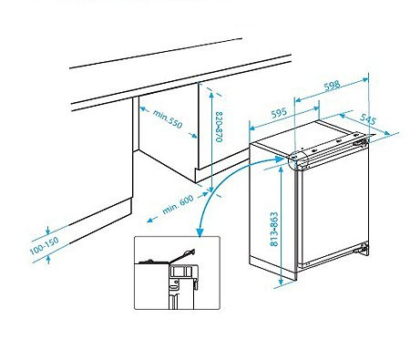 Однокамерный холодильник Beko BU 1100 HCA