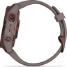 Умные часы Garmin Fenix 7S Sapphire Solar 42 мм (темно-бронзовый титан/сланцевый)