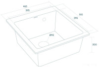 Кухонная мойка Paulmark Zemar PM104651-GR